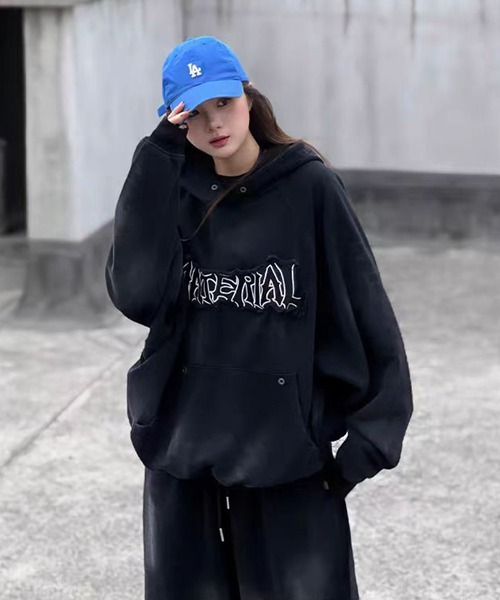 nonomi パーカー グランジタイダイ × グラフィティロゴ スウェット