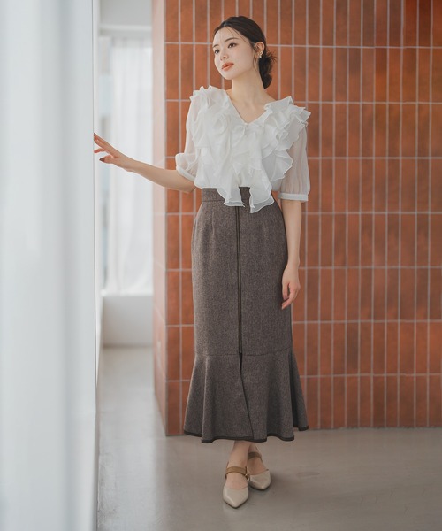 MISCH MASCH（ミッシュマッシュ） スカート 2025秋冬新作 フロント