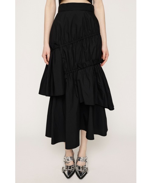 SLY（スライ） スカート ASYMMETRY FRILL SK アシンメトリー フリル