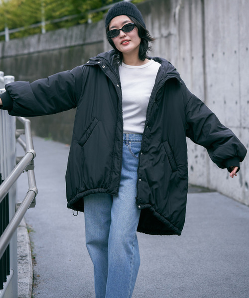 VENCE EXCHANGE ダウンコート ダウンジャケット ミドル丈中綿