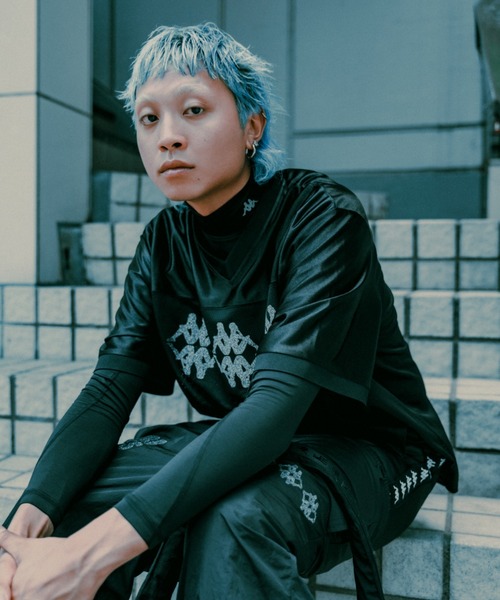 Kappa（カッパ） tシャツ KOMOREBI×Kappa Mesh TEE メンズ レディース