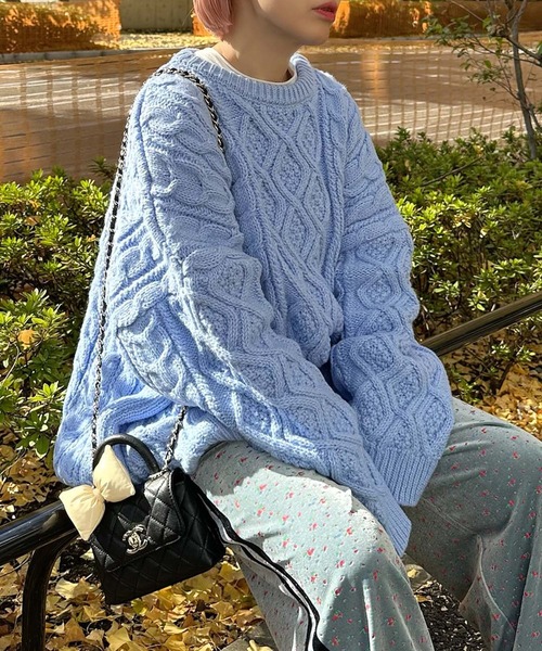 Alley Tokyo ニット セーター モンスターケーブルニットプルオーバー