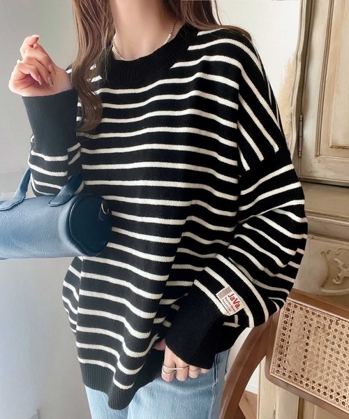 Java ニット セーター 「JaVaジャバ 別注」冬に大活躍!最旬ボーダー