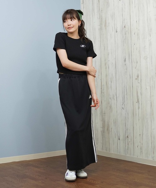 adidas（アディダス） スカート ロングスカート Iライン ジャージ素材