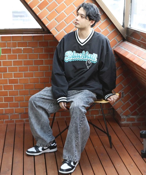 8 ナイロンジャケット ナイロンV/Nプルオーバー メンズ レディース