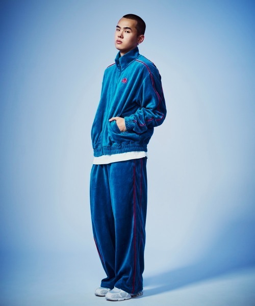 Kappa（カッパ） コート ジャケット ベロアトラックジャケット メンズ