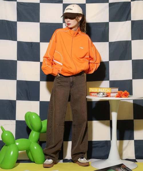 NERDY ジャージ レーシングトラックトップス レディース メンズ