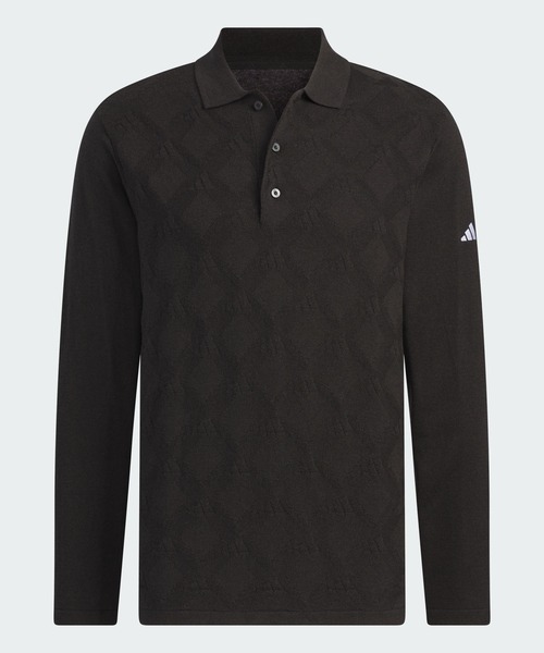 adidas（アディダス） ポロシャツ アーガイル柄 セーター ポロ「adidas