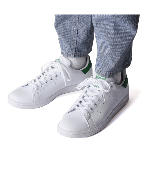 adidas（アディダス） スニーカー STAN SMITH FX5502 FWHT/FWHT/GREEN