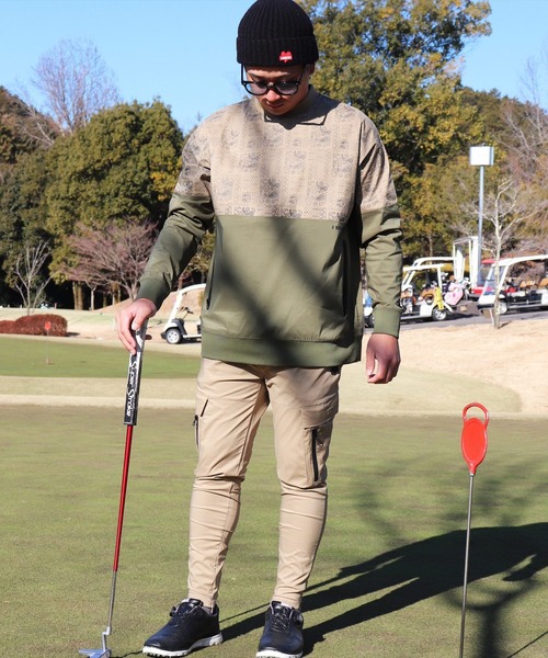 カーゴパンツ (RM)「LUXE/R GOLF」ストレッチ クロス メンズ