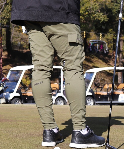カーゴパンツ (RM)「LUXE/R GOLF」ストレッチ クロス メンズ