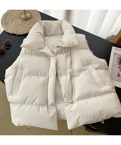 ダウンベスト ベスト エコダウンベスト レディース : ZOZOTOWN Yahoo