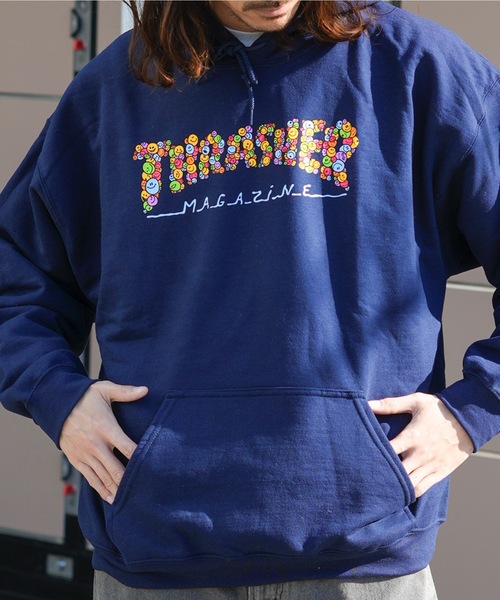 THRASHER（スラッシャー） パーカー SMILE BY SPANKY HOODIE SWEAT