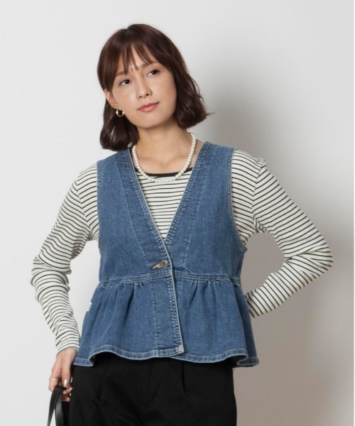 SOMETHING（サムシング） 「SOMETHING」2WAYペプラムビスチェ