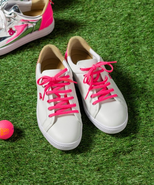 アルチビオ ホワイト/ピンク スニーカー archivio（アルチビオ