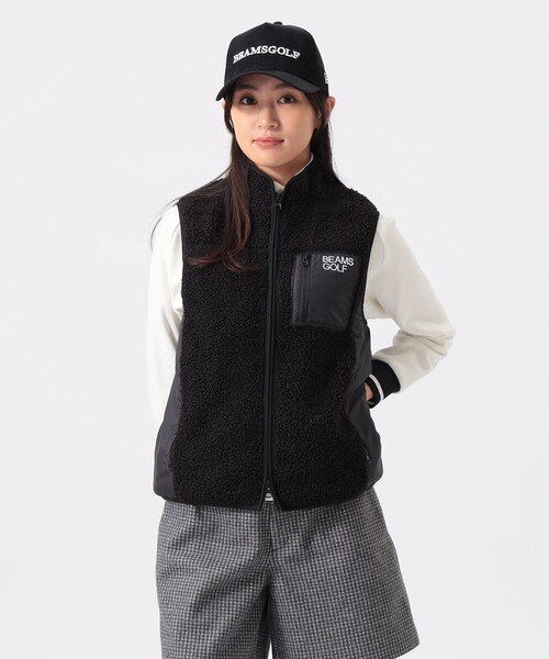 BEAMS GOLF（ビームス ゴルフ） ベスト ジレ ORANGE LABEL / 切り替え