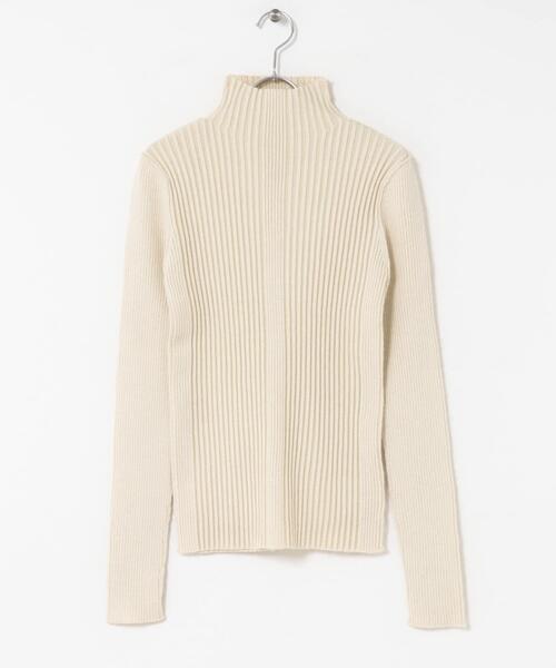 KBF（ケービーエフ） ニット セーター illi ランダムRIBハイネック