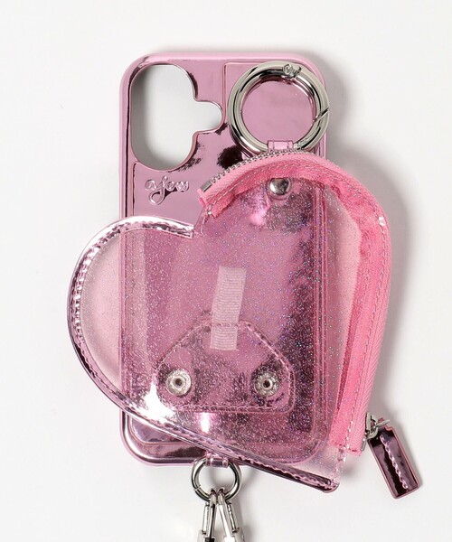 ajew（エジュー） スマホケース 「ajew」PVC HEART PLANET POCKET