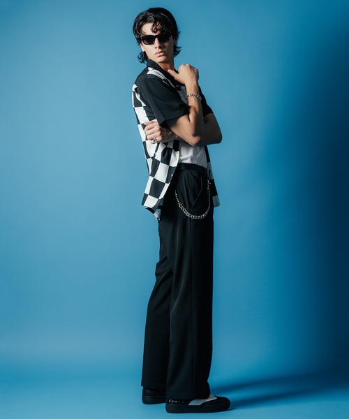 CRIMIE（クライミー） シャツ CHECKER FLAG EASY CARE SHORT SLEEVE