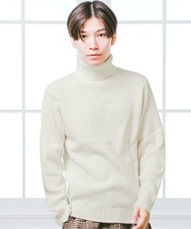 LUXSTYLE（ラグスタイル） セーター ニット 7G片畦タートルネック