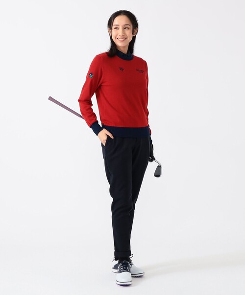 BEAMS GOLF（ビームス ゴルフ） ニット セーター 「WOMEN」PURPLE