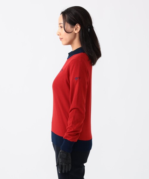 BEAMS GOLF（ビームス ゴルフ） ニット セーター 「WOMEN」PURPLE