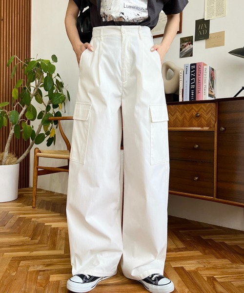 moment+ カーゴパンツ 「累計販売枚数2万枚突破！」タック入り