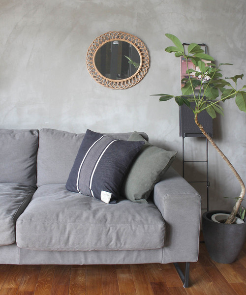 a.depeche（アデペシュ） 鏡 rotta rattan mirror ellipse L / ロッタ