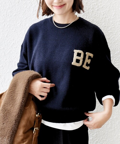 SHIPS（シップス） ニット セーター 「WEB限定」「手洗い可能」サガラ