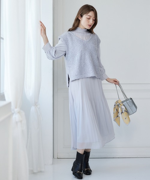 12Twelve Agenda（トゥエルブ アジェンダ） ベスト ジレ リボン