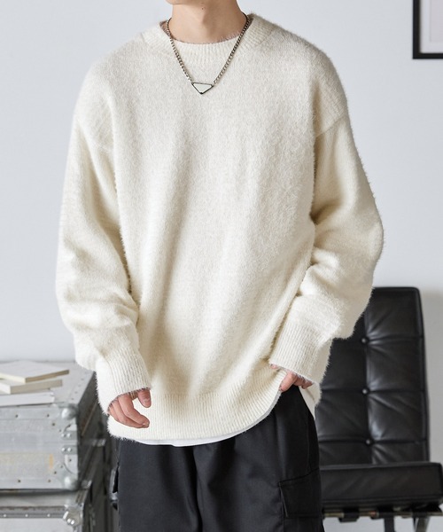 Anchor Smith（アンカー スミス） セーター ニット ルーズ シャギー