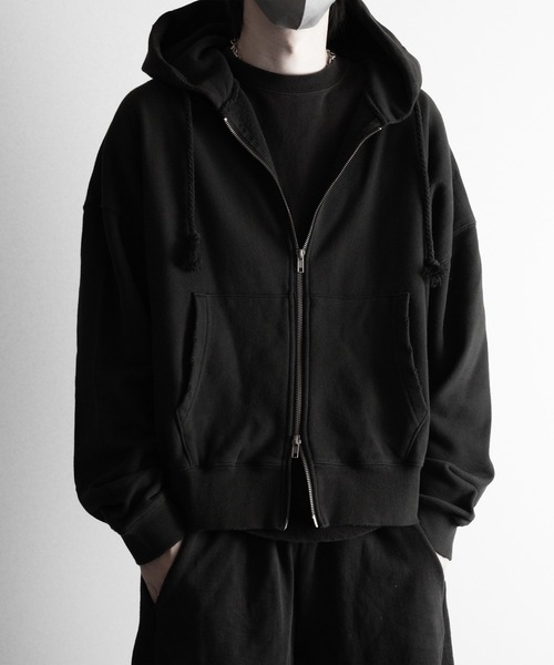 RUUBON パーカー 「RUUBON」heavy weight cotton full zip hoodie