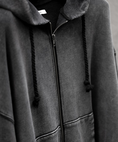 RUUBON パーカー 「RUUBON」heavy weight cotton full zip hoodie