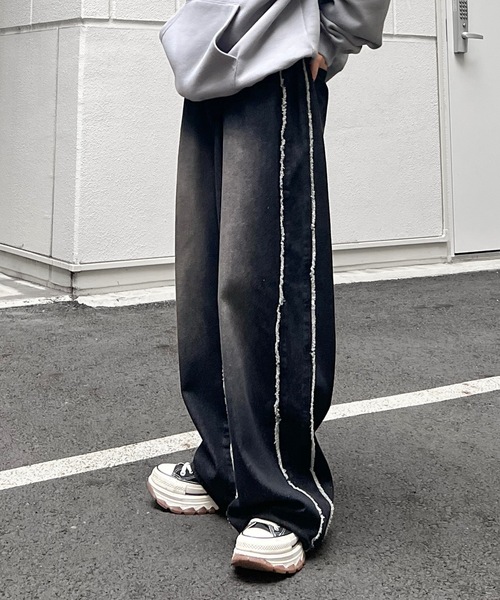 96thes ジーンズ 「96thes SELECT」ヴィンテージライク サイドフリンジ