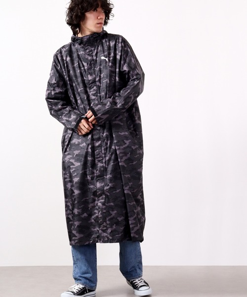 PUMA（プーマ） レインコート カッパ クラウドチェック柄 大人用レイン