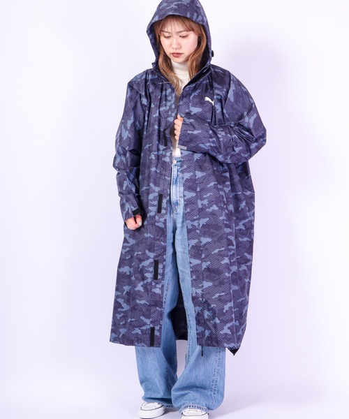 PUMA（プーマ） レインコート カッパ クラウドチェック柄 大人用レイン