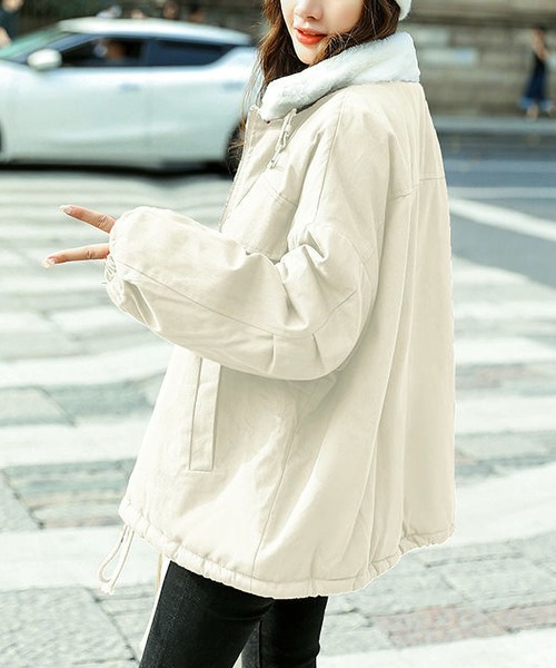 BLANC FICELLE コート アウター 裏ボア コート レディース : ZOZOTOWN