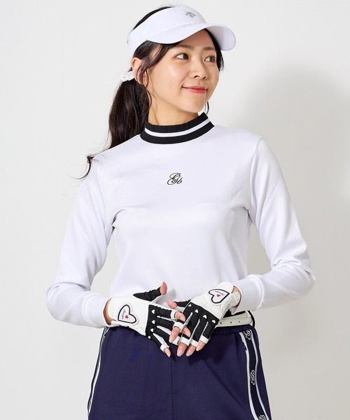 TopIsm（トップイズム） ゴルフ モックネックシャツ 長袖 ゴルフウェア