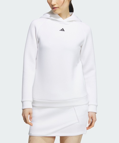 adidas（アディダス） パーカー エンボスプリント ダンボールニット