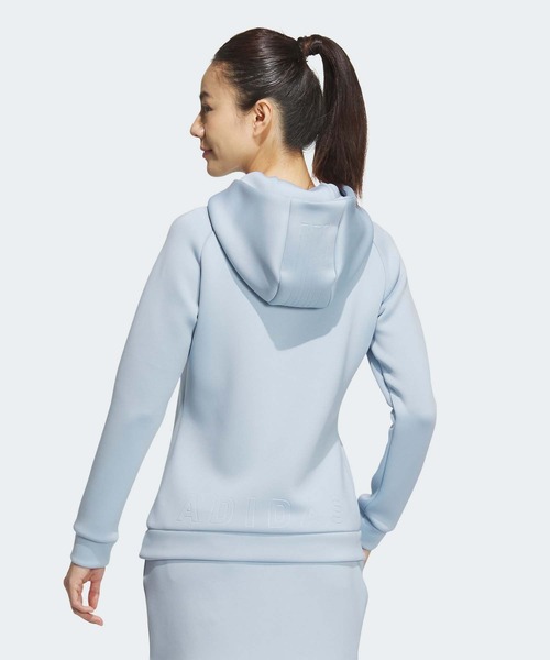 adidas（アディダス） パーカー エンボスプリント ダンボールニット