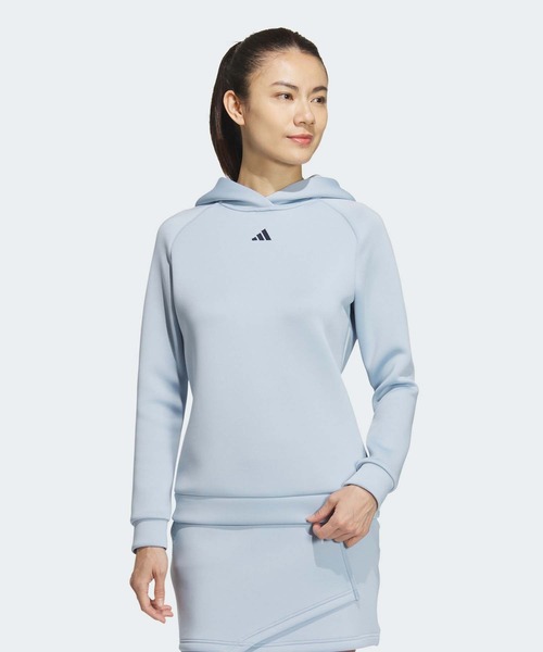 adidas（アディダス） パーカー エンボスプリント ダンボールニット