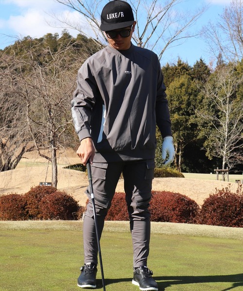 カーゴパンツ (RM)「LUXE/R GOLF」8ポケット ストレッチ クロス メンズ