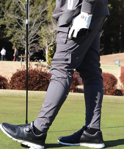 カーゴパンツ (RM)「LUXE/R GOLF」8ポケット ストレッチ クロス メンズ