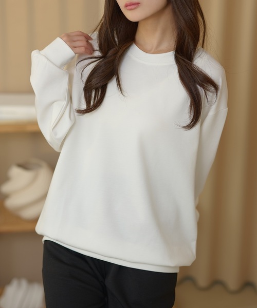 DAYRA トレーナー スウェット クルーネック ベーシック 長袖