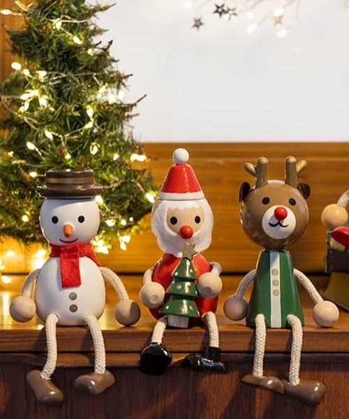 MARK'S（マークス） インテリア ハラチキ 木の人形・サンタツリー