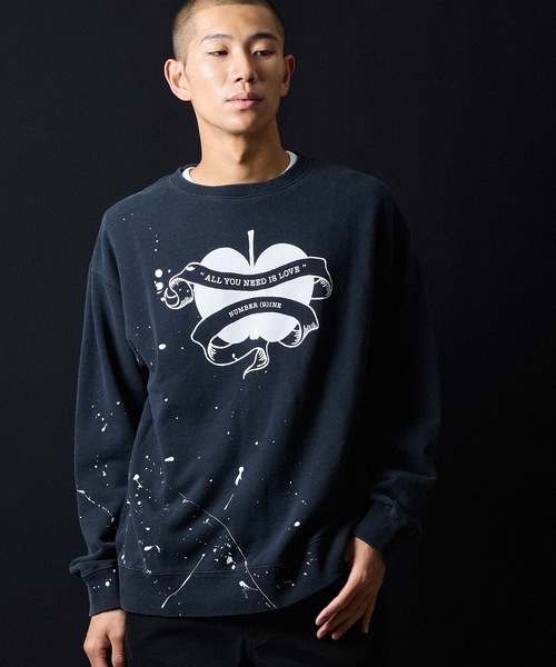 NUMBER (N)INE（ナンバーナイン） トレーナー スウェット HAND PAINTED