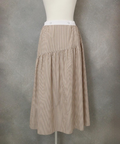 STUDIO PICONE（スタジオピッコーネ） スカート ストライプギャザー