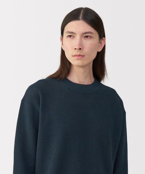 MUJI Labo セーター ニット 「MUJI Labo」紳士 和紙混ニット長袖プル