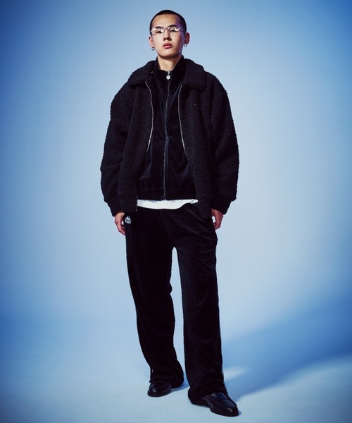 Kappa（カッパ） コート ジャケット ベロアトラックジャケット メンズ