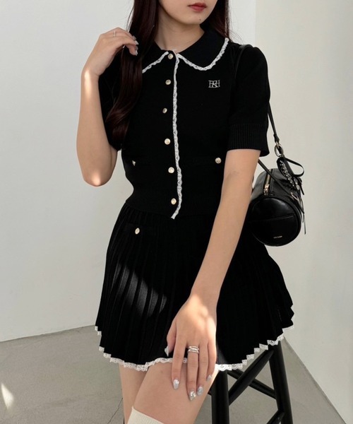 one after another NICE CLAUP ワンピース 「新色追加！」ポロ襟半袖